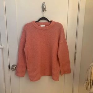 Topshop Oversized Pink Sweater